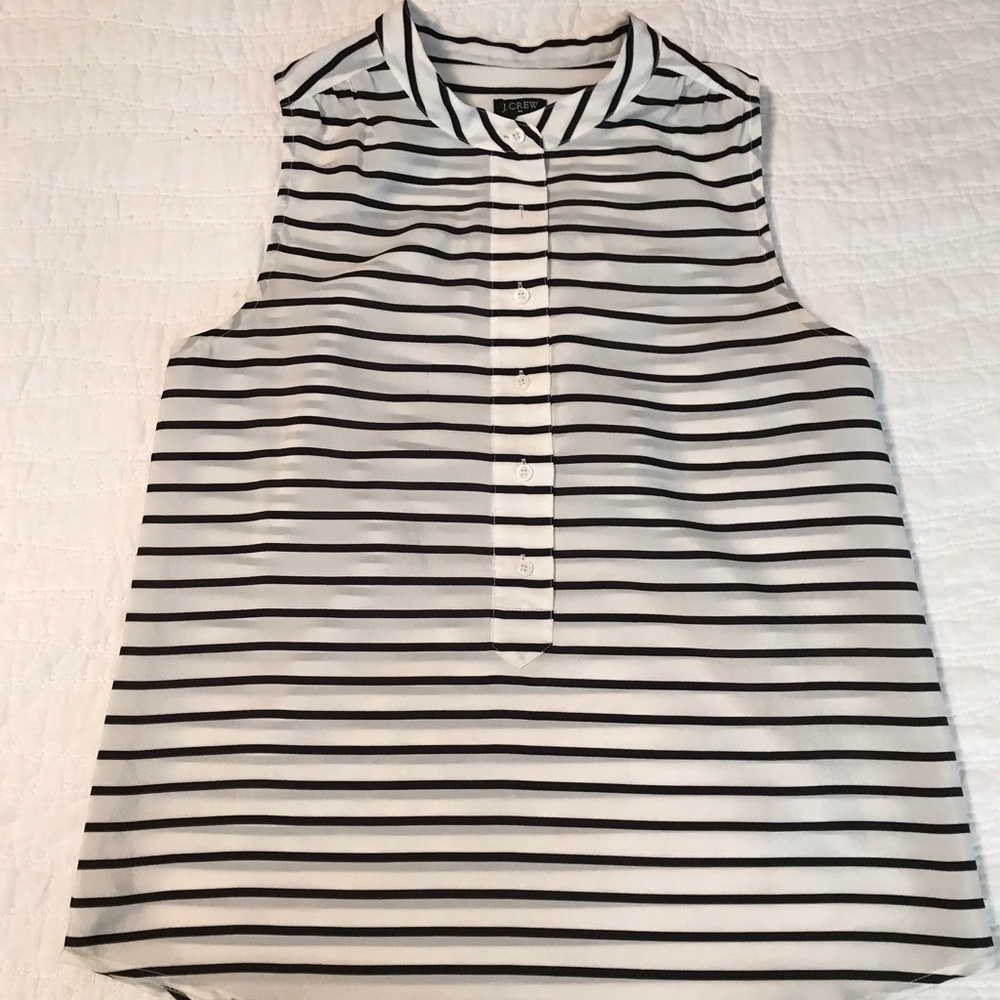 Sleeveless J Crew top
